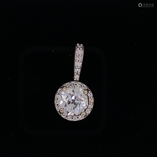 14k Diamond Pendant