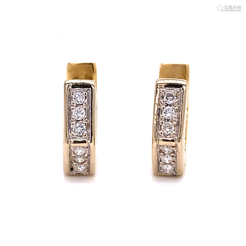 18k Diamond Earrings