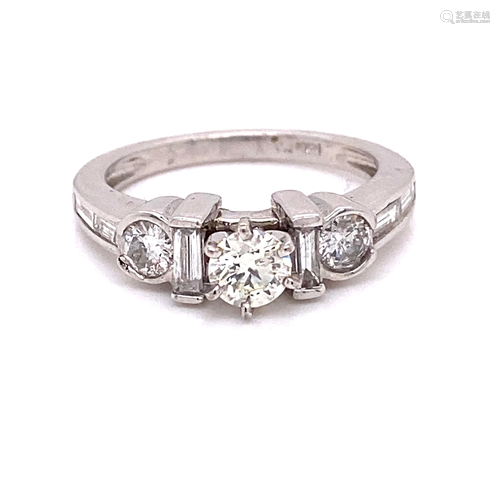 14k Diamond Engagement Ring