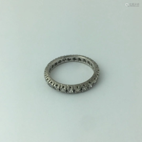 18 K gold eternity ring