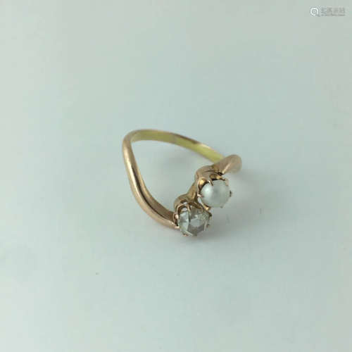 18 K gold ring