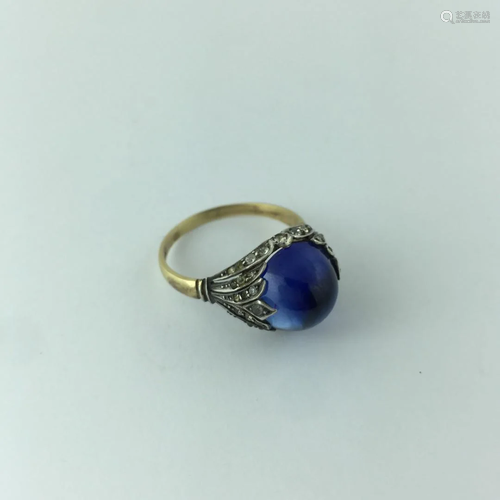 18 K gold ring