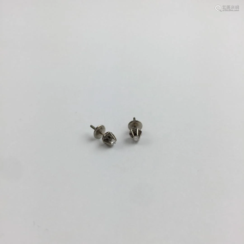 18 K gold earrings