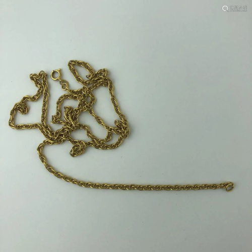18 K gold chain