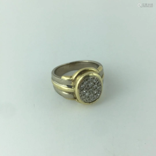 18 K gold ring