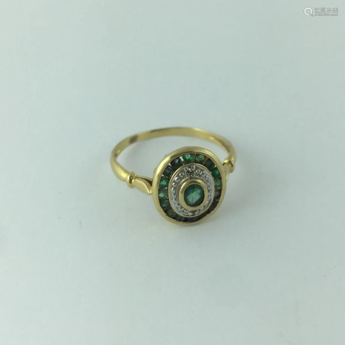 18 K gold ring