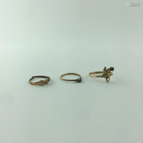 Gold rings