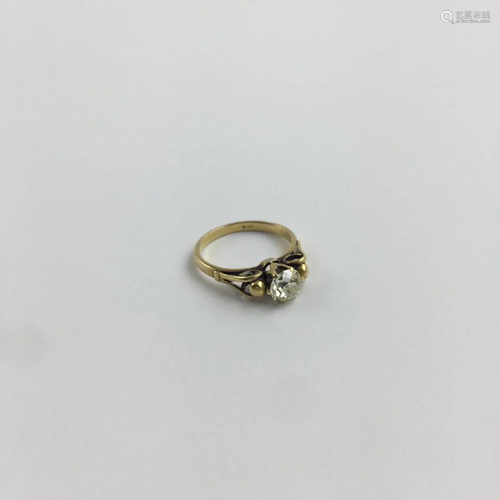 18 K gold ring