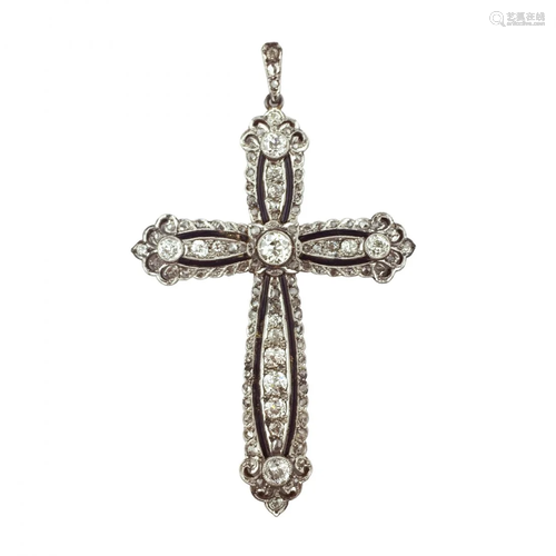 18 K gold cross