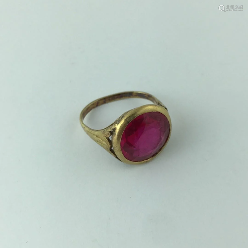 18 K gold ring