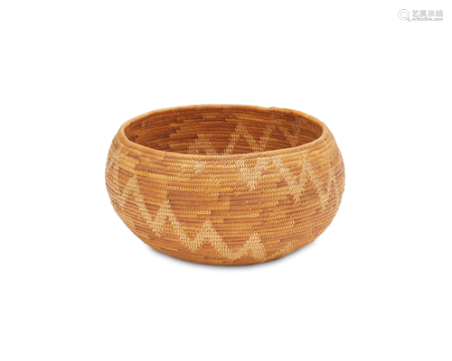 A California Mission/ Soboba basketry bowl