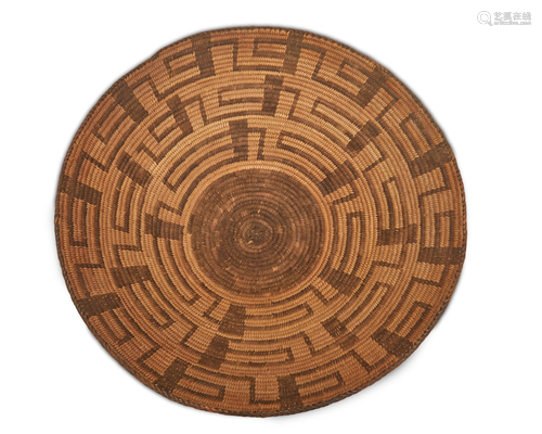 A Tohono O'odham (Pima) basketry bowl