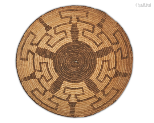 A Tohono O'odham (Pima) basketry gambling tray