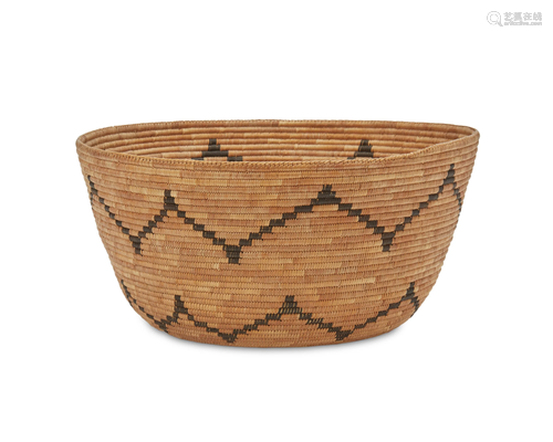 A California Mission/Soboba basketry bowl