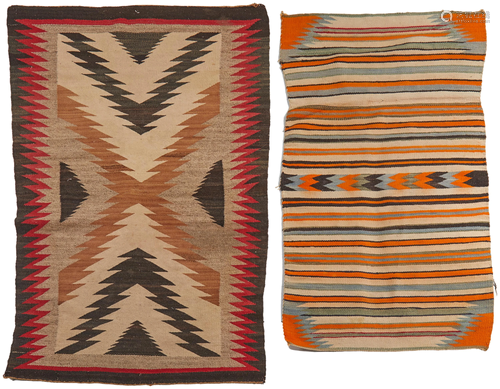 Two Navajo rugs