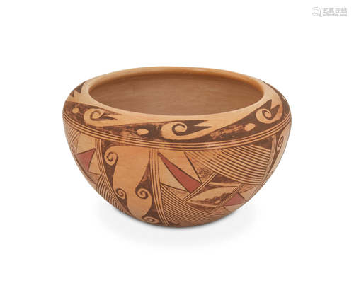 A Rondina Huma Hopi-Tewa pottery bowl