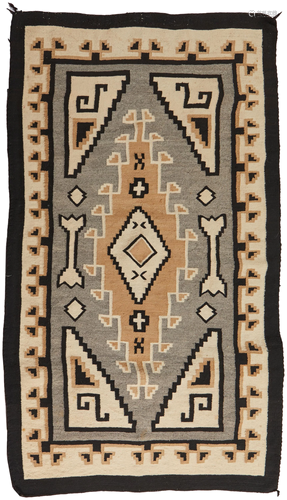 A Navajo Two Greys Hills weaving