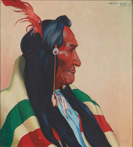 Portrait of a Native American