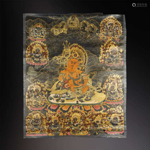 TIBETAN TANGKA,QING DYNASTY