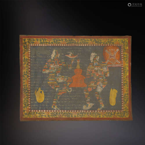 TIBETAN TANGKA,QING DYNASTY