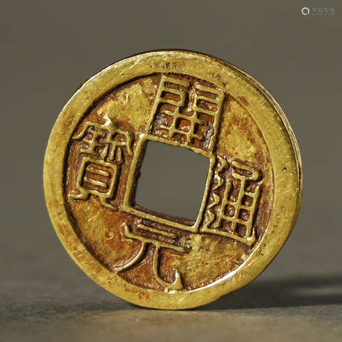 GOLD COIN,TANG DYNASTY CHINA