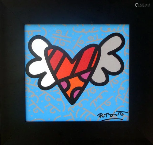 BRITTO ** WINGS OF LOVE **FRAMED