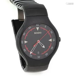 Rado DiaStar Black Ceramic Date Men's Wrist Watch