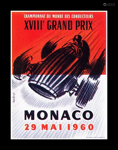 RENE LORENZO ** MONACO GRAND PRIX 1960