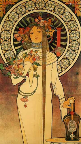 ALPHONSE MUCHA ** LA TRAPPISTINE