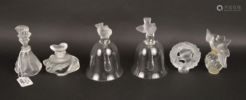 6 Lalique Assorted Pieces, Includes: 