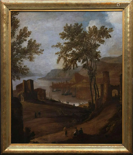 Attributed to: Claude Lorrain (French b.1600 -d.1682).