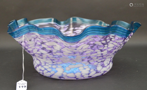 CLIFF GOODMAN ART GLASS CENTERPIECE BOWL - Seattle