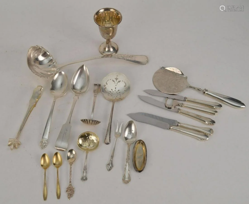 ASSORTED STERLING SILVER LOT - Includes assorted pieces