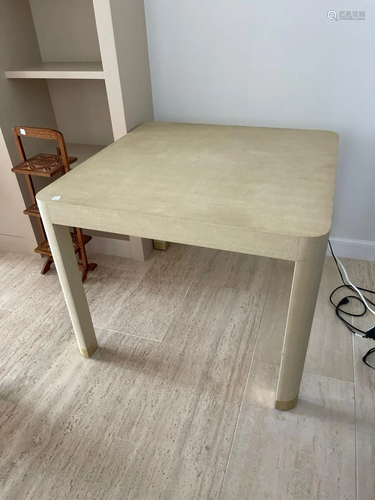 CARL SPRINGER SKIN CARD TABLE. Condition: good with