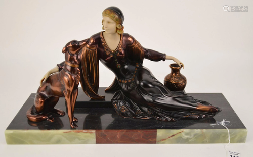 ART DECO STYLE FIGURAL SCULPTURE - 20th century