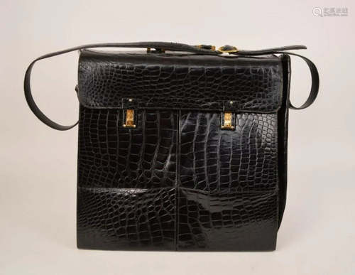 Vintage Paris Pasqual Morabito Leather Alligator Travel