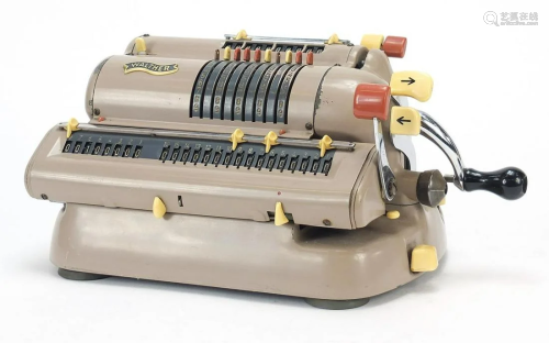 Vintage Walther mechanical calculator model WSR 460,