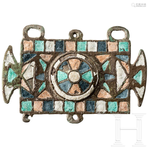 A Visigothic decorative plaque, 6th - early 7th century