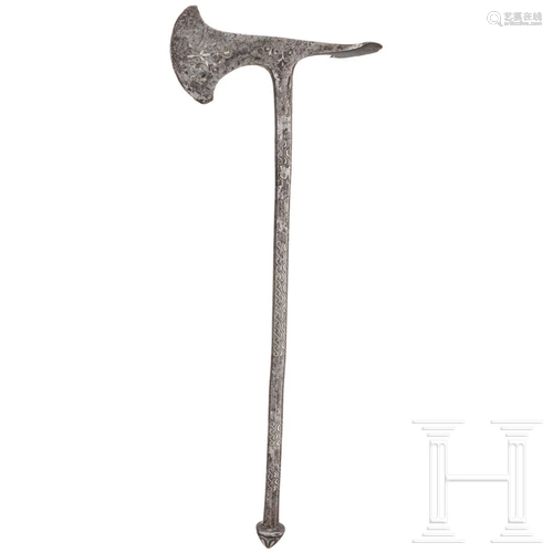 A Persian sugar axe, 17th/18th century