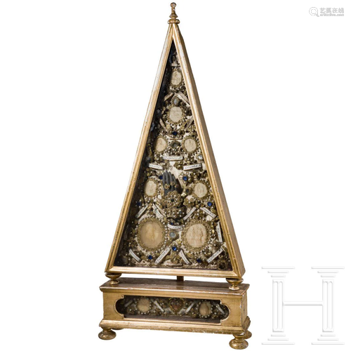 A South German or Italian reliquary shrine, late 18th