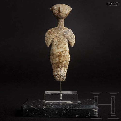 An Anatolian Kiliya-Idol, 3rd millennium B.C.