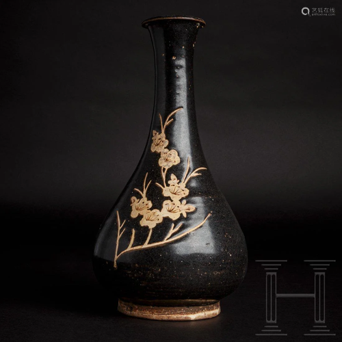 A Chinese vase with Prunus branch decor, 12th - 13th