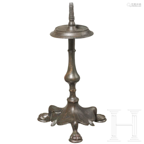 A Merovingian-German pricket candlestick, 5th - 8th