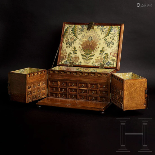 An Augsburg apothecary cabinet, circa 1720