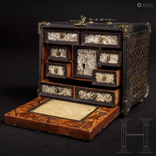 A miniature cabinet, probably Nuremberg, circa 1600