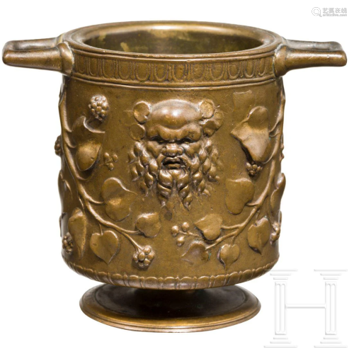 Ferdinand Barbedienne - kleine Bronzevase im antiken