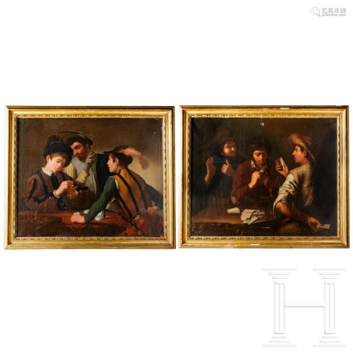 A pair of Italian Old Master paintings – The Card