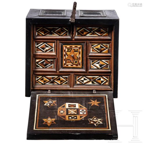 An ebony veneered cabinet case, Nuremberg, circa 1600