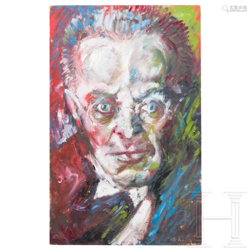 A portrait of Karl Kraus, from the circle of Oskar