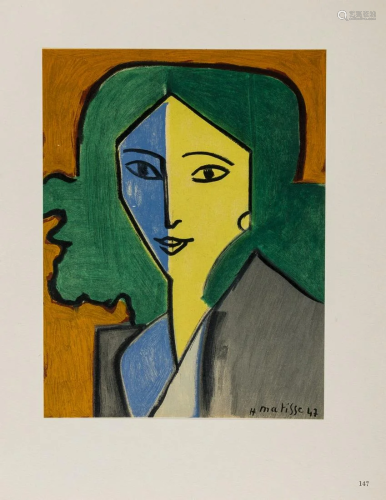 δ Henri Matisse (1869-1954) Portraits (Duthuit